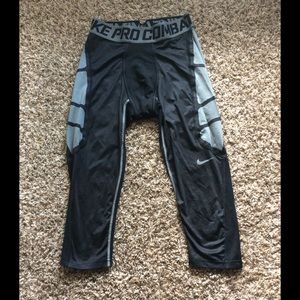 Men's Nike Pro Combat Compression Pants 3/4