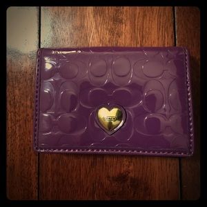 AUTHENTIC COACH ID WALLET NWOT