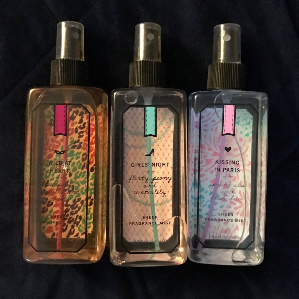 Victoria's Secret Sprays.