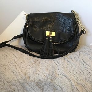 Black Cross-body bag with lots of storage