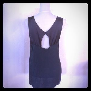 Loose fitting gray tank with