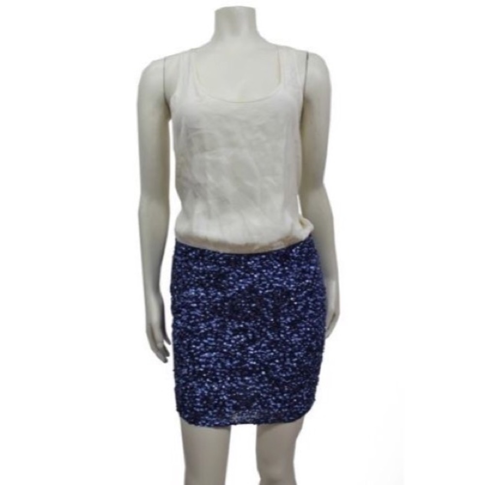 Parker blue sequin bottom dress!