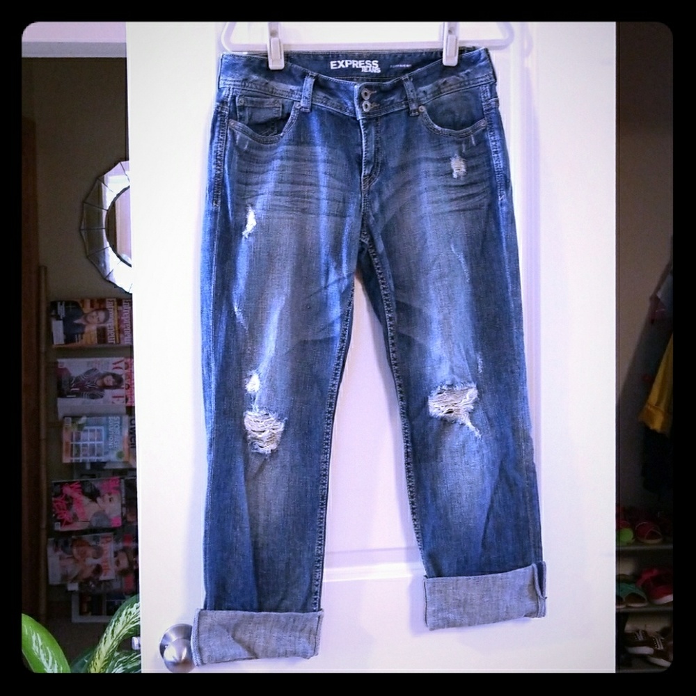 Express Boyfriend Jeans, Great Condition, Worn 2x