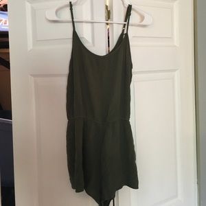 Forever21 Olive Green Romper