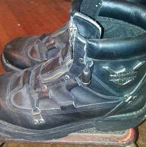 Harley davidson zip boots