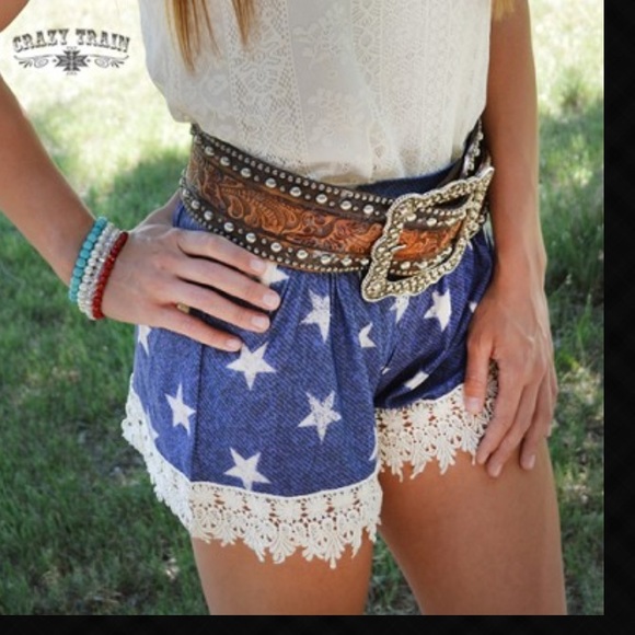 Star Spangle Shorts S,M - Picture 4 of 4