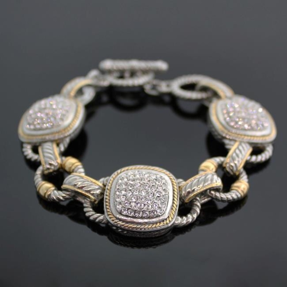 Crystal designer-like bracelet