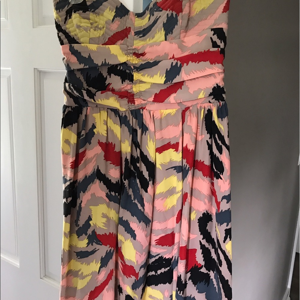 Parker strapless dress size L