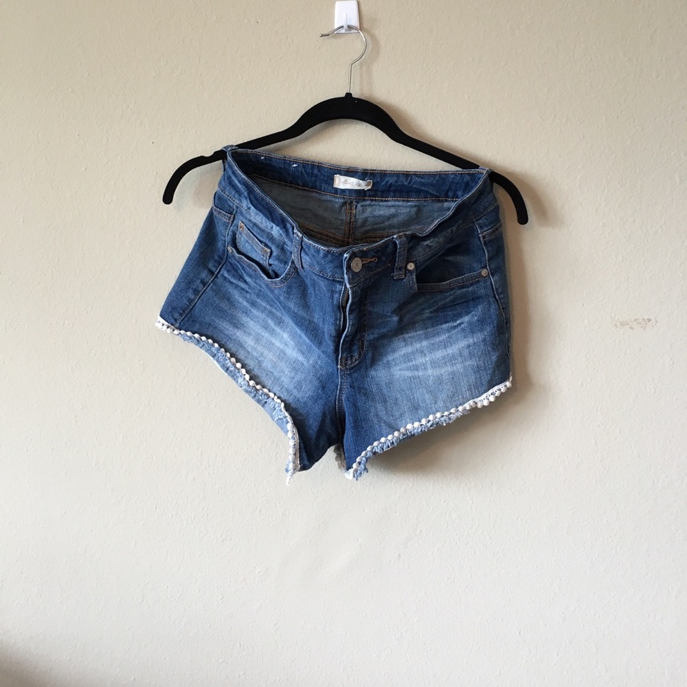 Denim shorts