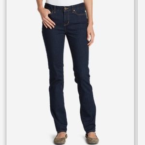 Eddie Bauer black straight-leg jeans