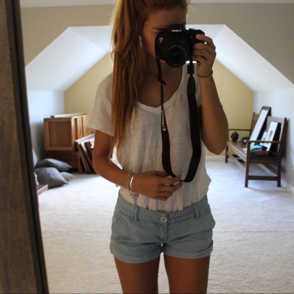 Cotton On Pants - Cotton on baby blue soft shorts size 4