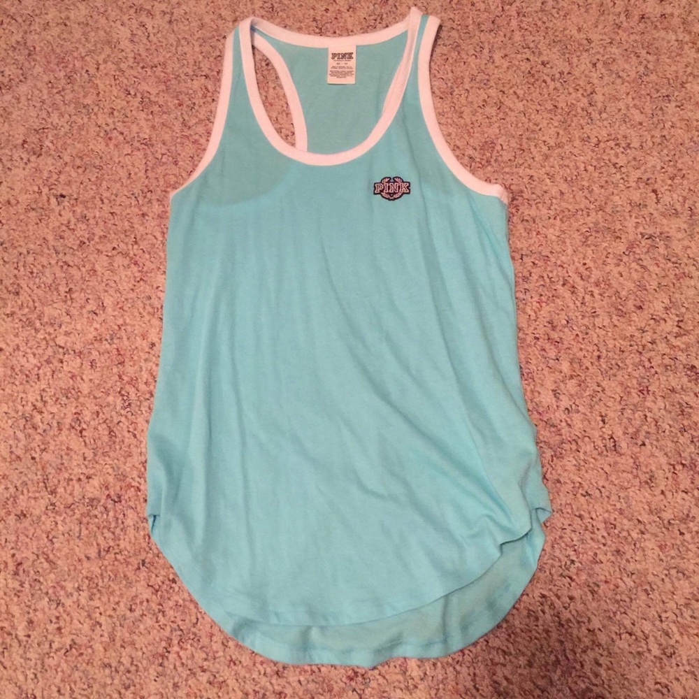 VS PINK Blue Tank