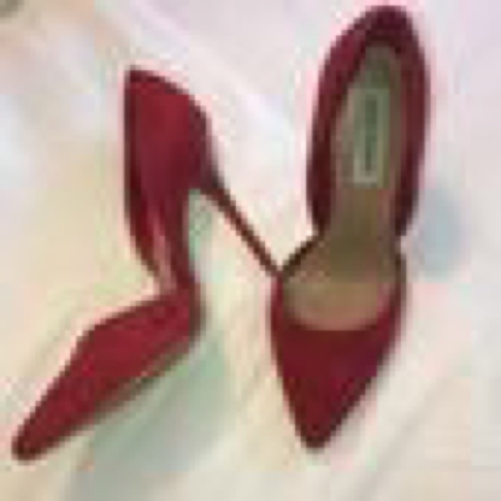 Red Steve Madden heels