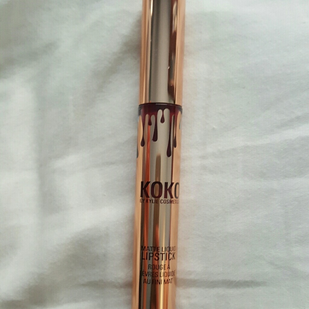 Kylie cosmetic liquid lipstick in the color gorg
