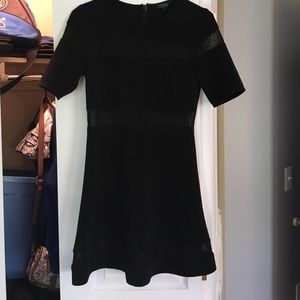 Top shop Mesh Black Dress