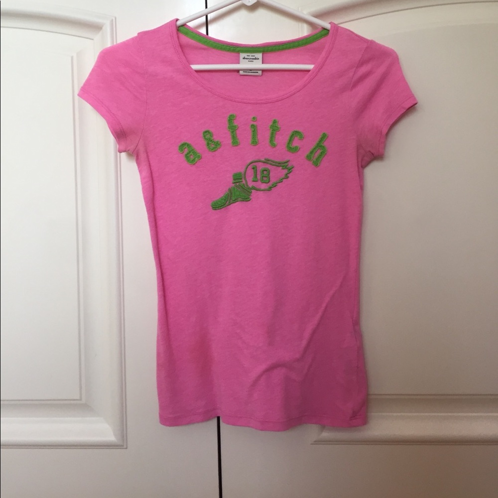 Abercrombie Kids Pink Track Tee