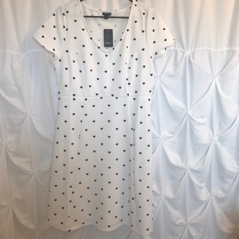 NWT Torrid plus-size heart dress