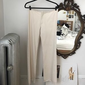 H&M Studio S/S 2016 wear off white pant