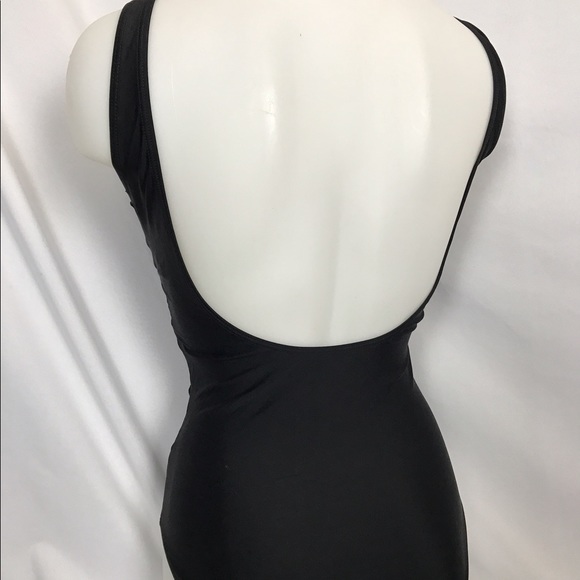 New! Black one piece swim suit mesh sides SEXY - Picture 5 of 5