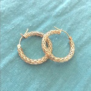 14k gold hoops