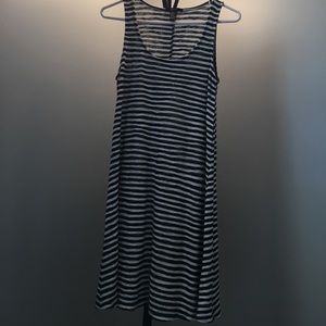 Forever21 Black and White Striped Sundress