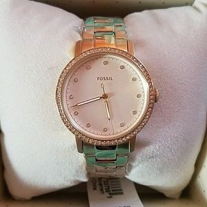 Fossil Gold Stainless Steel Watch