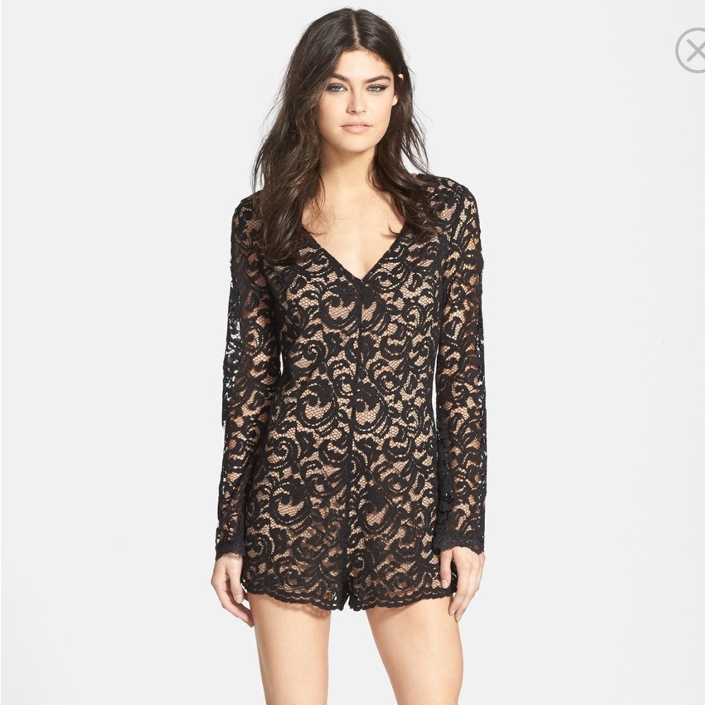 ASTR lace romper
