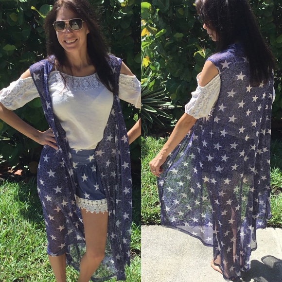 🏖 Was $44 Oh My Stars Duster - Picture 2 of 3