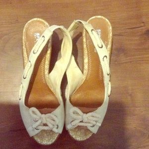 Classy Women's Sperry Wedge Shoes - Size 9