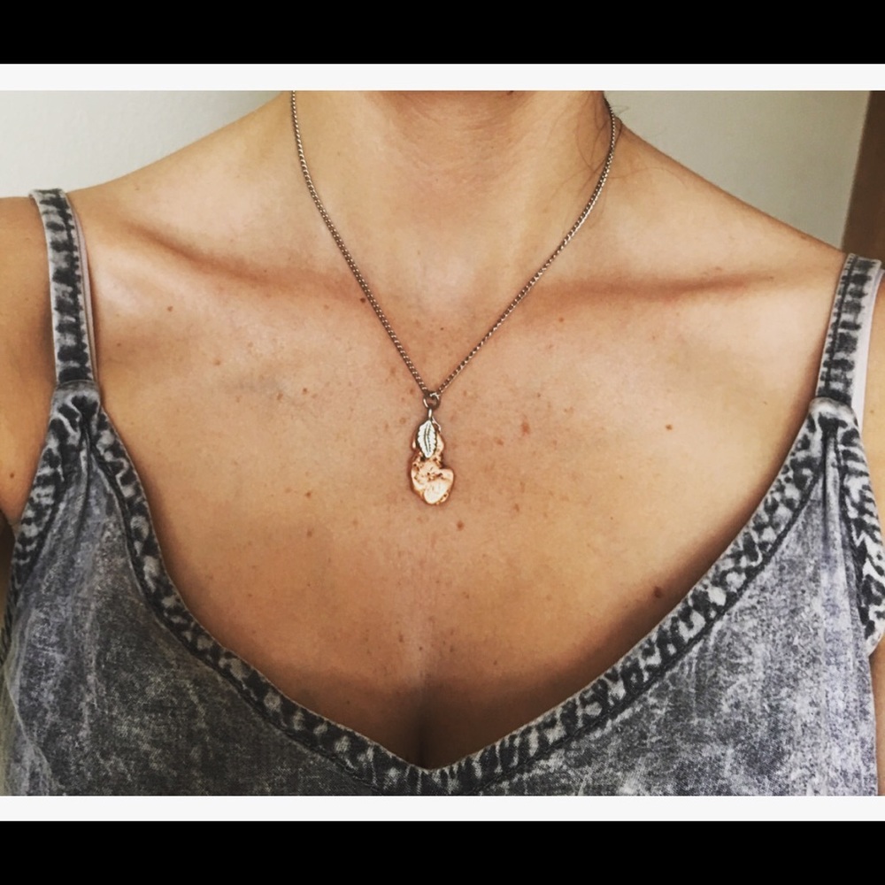 Feather Copper Necklace