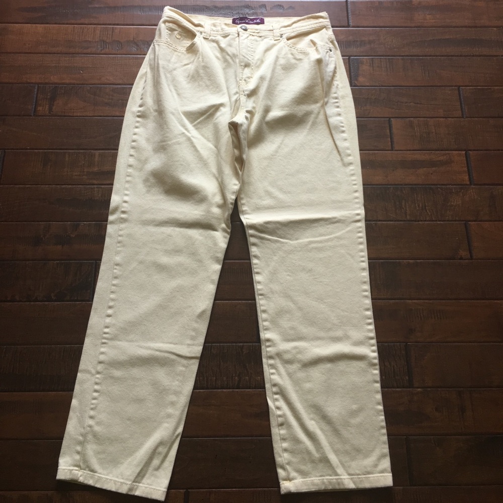 Light yellow jeans