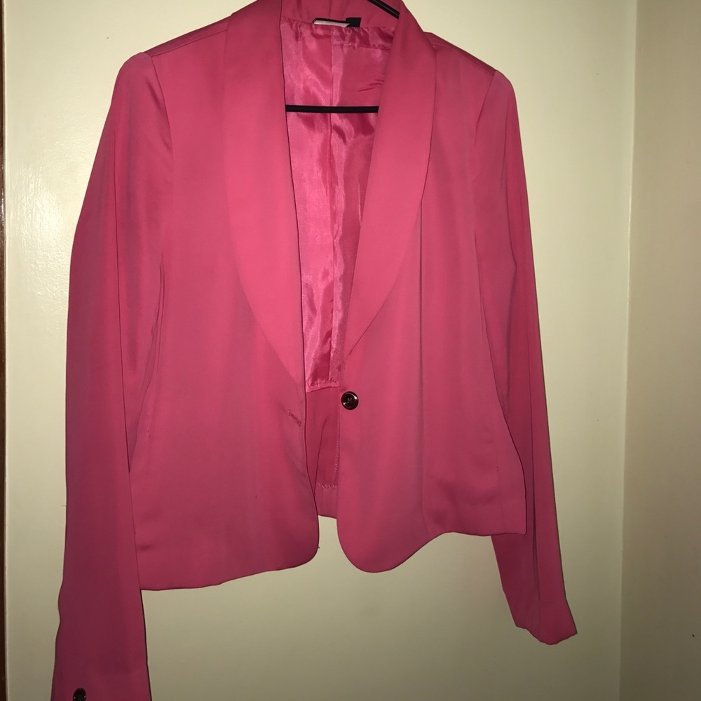 Hot pink blazer