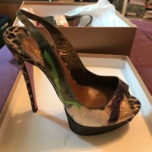 Authentic Winter Trash Heels Christian Louboutin