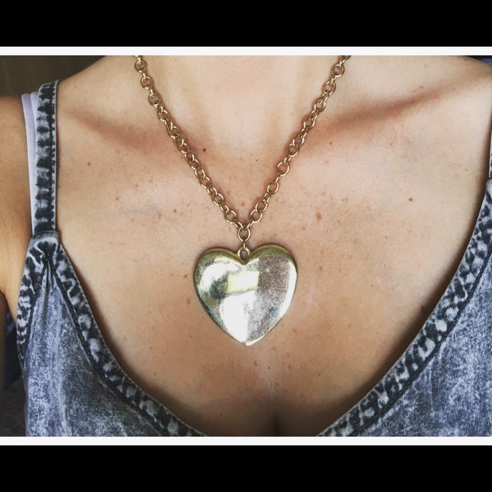 Gold Heart Necklace