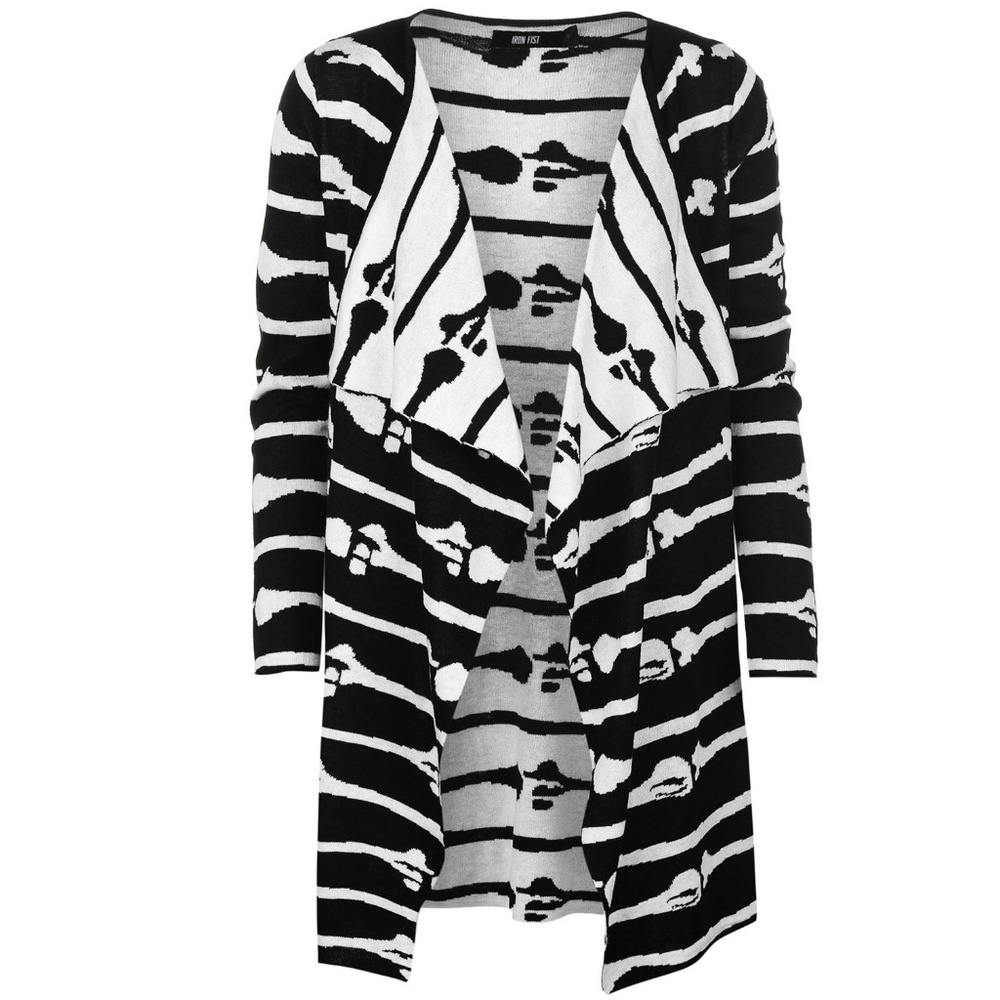 IRON FIST BONE ME CARDIGAN - Picture 4 of 5