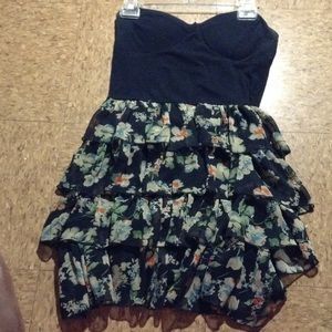 Semi-formal strapless dress