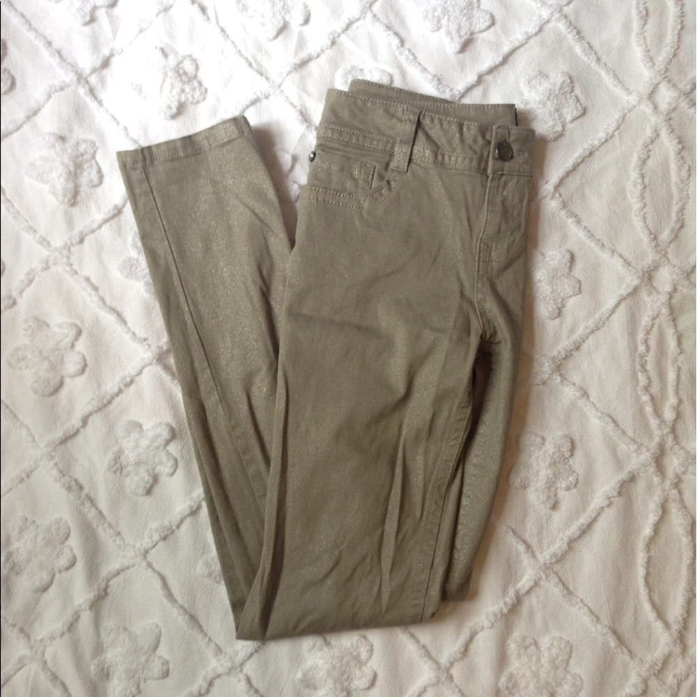 Sparkly skinny jeans