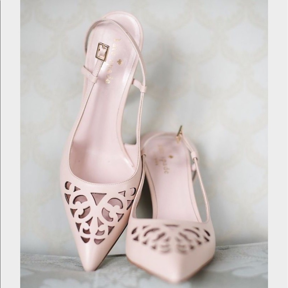 Kate Spade ♠️ heels - pastel pink