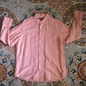 Men's Banana Republic Linen Shirt Size Large
