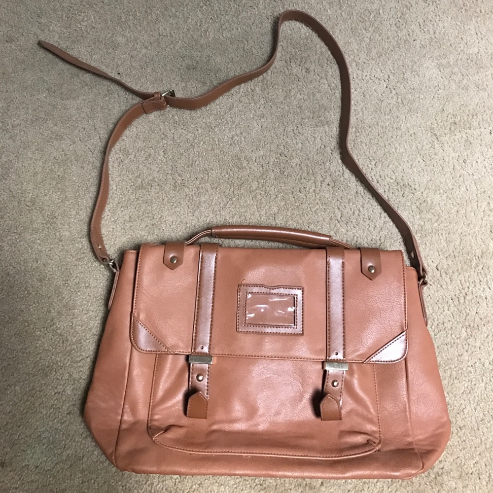 Topshop Arthur Faux Leather Satchel