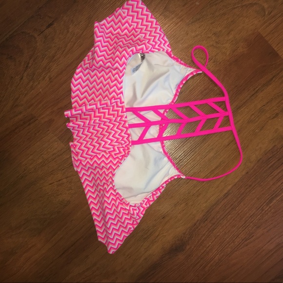 PINK bathing suit top. NEW - Picture 2 of 3