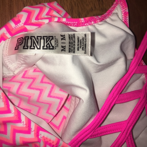 PINK bathing suit top. NEW - Picture 3 of 3
