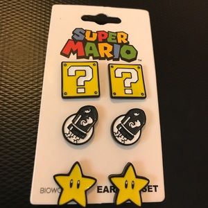 Super Mario stud earrings