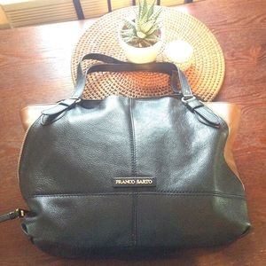 Franco Sarto Tan and Black Purse
