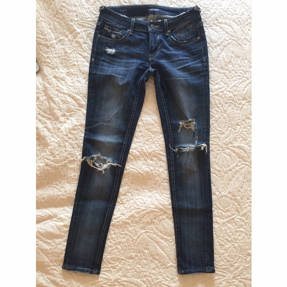Skinny Destroyed Jeans