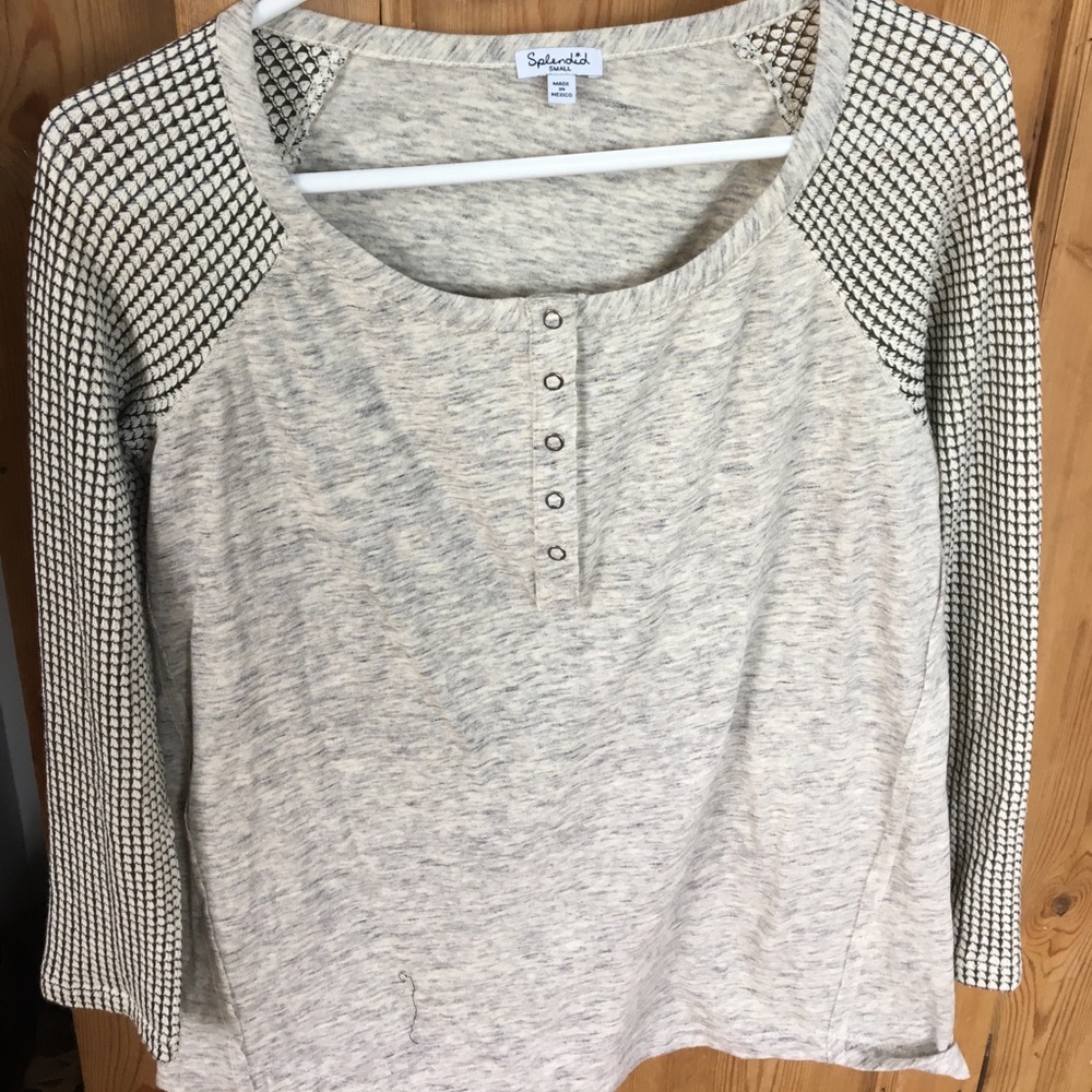 The softest Splendid three quarter tee!