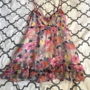 Abercrombie Floral tank