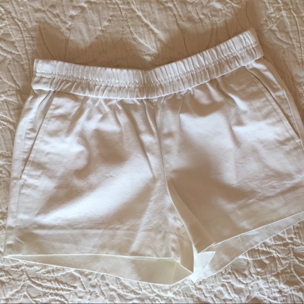 White Pull-On Shorts