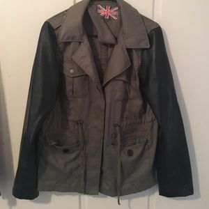 Xtra large military style jacket.