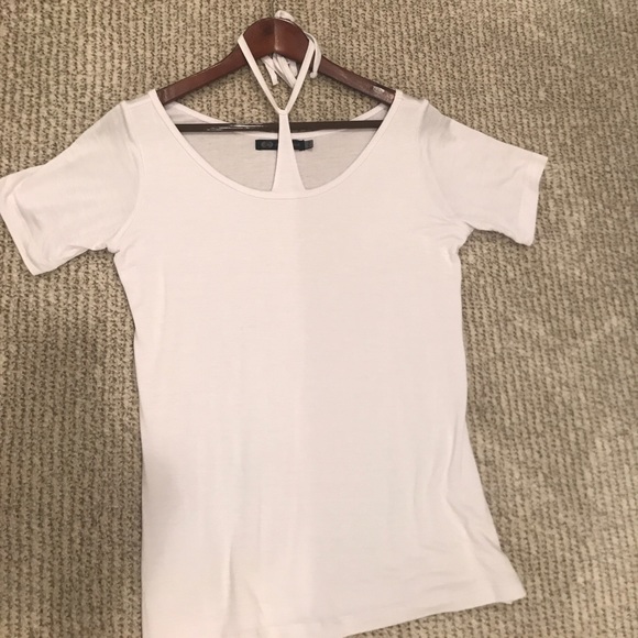 White tie neck top - Picture 1 of 4